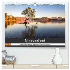 Neuseeland - Atemberaubende Natur und Landschaften (hochwertiger Premium Wandkalender 2025 DIN A2 quer), Kunstdruck in Hochglanz - Calvendo;Hartmann, Torsten