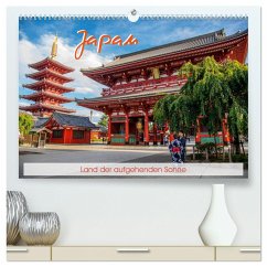 Japan - Land der aufgehenden Sonne (hochwertiger Premium Wandkalender 2025 DIN A2 quer), Kunstdruck in Hochglanz - Calvendo;Nürnberg, Fiorelino