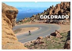 Colorado - Höhenrausch mit dem Rennrad (Wandkalender 2025 DIN A2 quer), CALVENDO Monatskalender