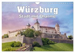 Würzburg - Stadt mit Charme (Wandkalender 2025 DIN A4 quer), CALVENDO Monatskalender