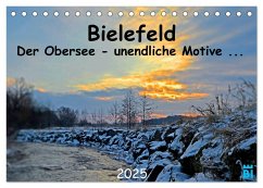 Bielefeld - Der Obersee - unendliche Motive... (Tischkalender 2025 DIN A5 quer), CALVENDO Monatskalender