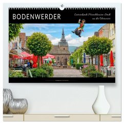 Bodenwerder - entzückende Münchhausen-Stadt an der Oberweser (hochwertiger Premium Wandkalender 2025 DIN A2 quer), Kunstdruck in Hochglanz