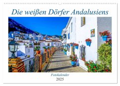 Die weißen Dörfer Andalusiens (Wandkalender 2025 DIN A2 quer), CALVENDO Monatskalender - Calvendo;Biskupek, Sylvia