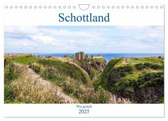 Schottland - Wie gemalt (Wandkalender 2025 DIN A4 quer), CALVENDO Monatskalender