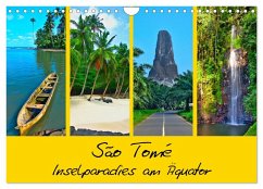 São Tomé - Inselparadies am Äquator (Wandkalender 2025 DIN A4 quer), CALVENDO Monatskalender