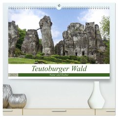 Teutoburger Wald - Natur und Kultur (hochwertiger Premium Wandkalender 2025 DIN A2 quer), Kunstdruck in Hochglanz - Calvendo;Becker, Thomas