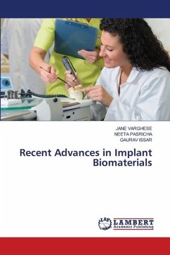 Recent Advances in Implant Biomaterials - VARGHESE, JANE;Pasricha, Neeta;Issar, Gaurav