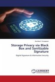 Storage Privacy via Black Box and Sanitizable Signature