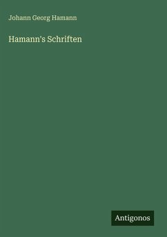 Cover Hamann's Schriften