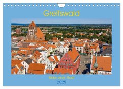 Greifswald, Bilder einer Stadt (Wandkalender 2025 DIN A4 quer), CALVENDO Monatskalender