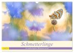 Schmetterlinge in zauberhaften Blumenwiesen (Wandkalender 2025 DIN A3 quer), CALVENDO Monatskalender