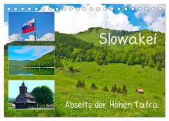 Slowakei - Abseits der Hohen Tatra (Tischkalender 2025 DIN A5 quer), CALVENDO Monatskalender