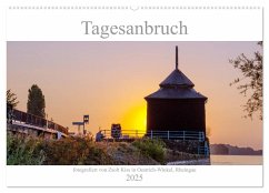 Tagesanbruch am Rhein (Wandkalender 2025 DIN A2 quer), CALVENDO Monatskalender