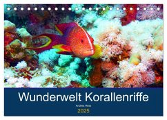 Wunderwelt Korallenriffe (Tischkalender 2025 DIN A5 quer), CALVENDO Monatskalender - Calvendo;Heß, Andrea