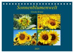 Sonnenblumenwelt (Tischkalender 2025 DIN A5 quer), CALVENDO Monatskalender