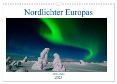 Nordlichter Europas (Wandkalender 2025 DIN A3 quer), CALVENDO Monatskalender