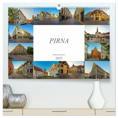 Pirna Impressionen (hochwertiger Premium Wandkalender 2025 DIN A2 quer), Kunstdruck in Hochglanz