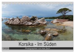 Korsika - Im Süden (Tischkalender 2025 DIN A5 quer), CALVENDO Monatskalender - Calvendo;Zech, Ade