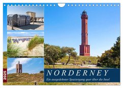 Norderney Spaziergang (Wandkalender 2025 DIN A4 quer), CALVENDO Monatskalender - Calvendo;Dreegmeyer, Andrea