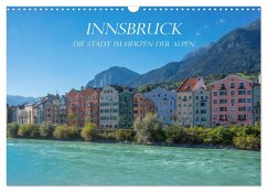 Innsbruck - Die Stadt im Herzen der Alpen (Wandkalender 2025 DIN A3 quer), CALVENDO Monatskalender