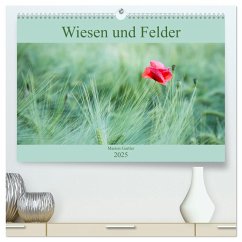 Wiesen und Felder (hochwertiger Premium Wandkalender 2025 DIN A2 quer), Kunstdruck in Hochglanz