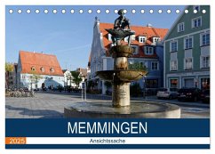 Memmingen - Ansichtssache (Tischkalender 2025 DIN A5 quer), CALVENDO Monatskalender