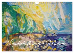 Landschaft in der Malerei: Ein Kunstkalender (Wandkalender 2025 DIN A4 quer), CALVENDO Monatskalender