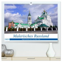 Malerisches Russland - Impressionen aus Joschkar-Ola (hochwertiger Premium Wandkalender 2025 DIN A2 quer), Kunstdruck in Hochglanz