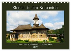 Klöster in der Bucovina (Wandkalender 2025 DIN A3 quer), CALVENDO Monatskalender