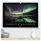 Nordlichtkalender (hochwertiger Premium Wandkalender 2025 DIN A2 quer), Kunstdruck in Hochglanz
