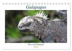 Galapagos 2025 - Tiere auf Galapagos (Tischkalender 2025 DIN A5 quer), CALVENDO Monatskalender