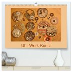 Uhr-Werk-Kunst (hochwertiger Premium Wandkalender 2025 DIN A2 quer), Kunstdruck in Hochglanz