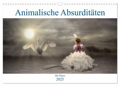 Animalische Absurditäten mit Planer (Wandkalender 2025 DIN A3 quer), CALVENDO Monatskalender - Calvendo;glandarius, Garrulus