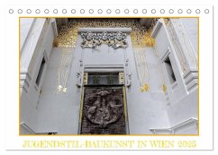 Jugendstil-Baukunst in Wien (Tischkalender 2025 DIN A5 quer), CALVENDO Monatskalender
