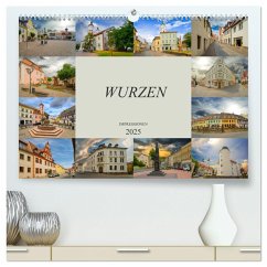 Wurzen Impressionen (hochwertiger Premium Wandkalender 2025 DIN A2 quer), Kunstdruck in Hochglanz