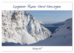 Lyngener Alpen Nord-Norwegen (Wandkalender 2025 DIN A2 quer), CALVENDO Monatskalender