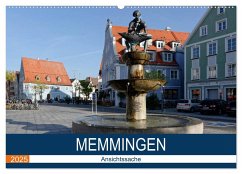 Memmingen - Ansichtssache (Wandkalender 2025 DIN A2 quer), CALVENDO Monatskalender