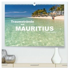 Traumstrände auf Mauritius (hochwertiger Premium Wandkalender 2025 DIN A2 quer), Kunstdruck in Hochglanz