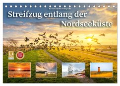 Streifzug entlang der Nordseeküste (Tischkalender 2025 DIN A5 quer), CALVENDO Monatskalender