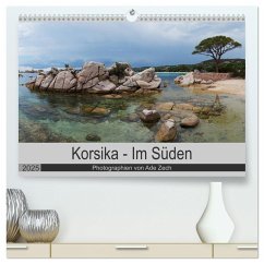 Korsika - Im Süden (hochwertiger Premium Wandkalender 2025 DIN A2 quer), Kunstdruck in Hochglanz
