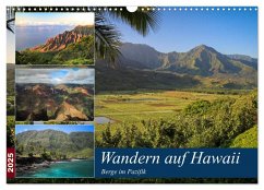 Wandern auf Hawaii - Berge im Pazifik (Wandkalender 2025 DIN A3 quer), CALVENDO Monatskalender