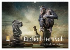 Einfach tierisch im Reich der Fantasie (Wandkalender 2025 DIN A2 quer), CALVENDO Monatskalender