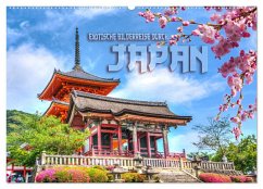 Exotische Bilderreise durch Japan (Wandkalender 2025 DIN A2 quer), CALVENDO Monatskalender