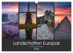 Landschaften Europas (Wandkalender 2025 DIN A3 quer), CALVENDO Monatskalender