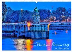 Maritimes Bremen 2025 (Wandkalender 2025 DIN A2 quer), CALVENDO Monatskalender