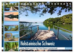 Holsteinische Schweiz - Fünf-Seen-Landschaft (Tischkalender 2025 DIN A5 quer), CALVENDO Monatskalender - Calvendo;Dreegmeyer, Andrea