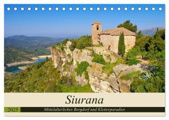 Siurana - Mittelalterliches Bergdorf und Kletterparadies (Tischkalender 2025 DIN A5 quer), CALVENDO Monatskalender - Calvendo;LianeM