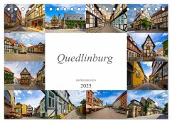 Quedlinburg Impressionen (Tischkalender 2025 DIN A5 quer), CALVENDO Monatskalender - Calvendo;Meutzner, Dirk