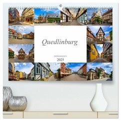 Quedlinburg Impressionen (hochwertiger Premium Wandkalender 2025 DIN A2 quer), Kunstdruck in Hochglanz