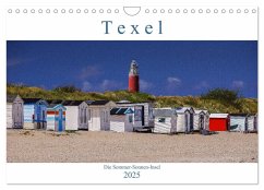 Texel - Die Sommer-Sonnen-Insel (Wandkalender 2025 DIN A4 quer), CALVENDO Monatskalender